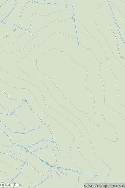 Thumbnail image for Waun Fawr [South-West Wales] [SN236231] showing contour plot for surrounding peak